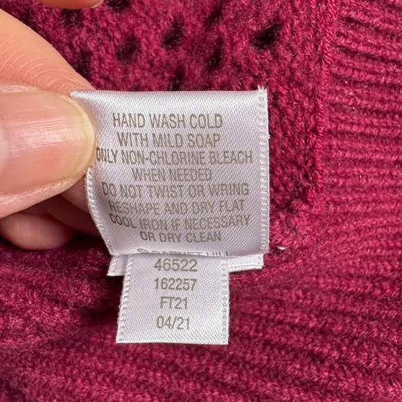 Garnet Hill 100% Cashmere Sweater XS Open Knit Mesh Boho Oversized Unique - Picture 7 of 10